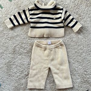 2-pc Baby Gap sweater set, size 3-6M